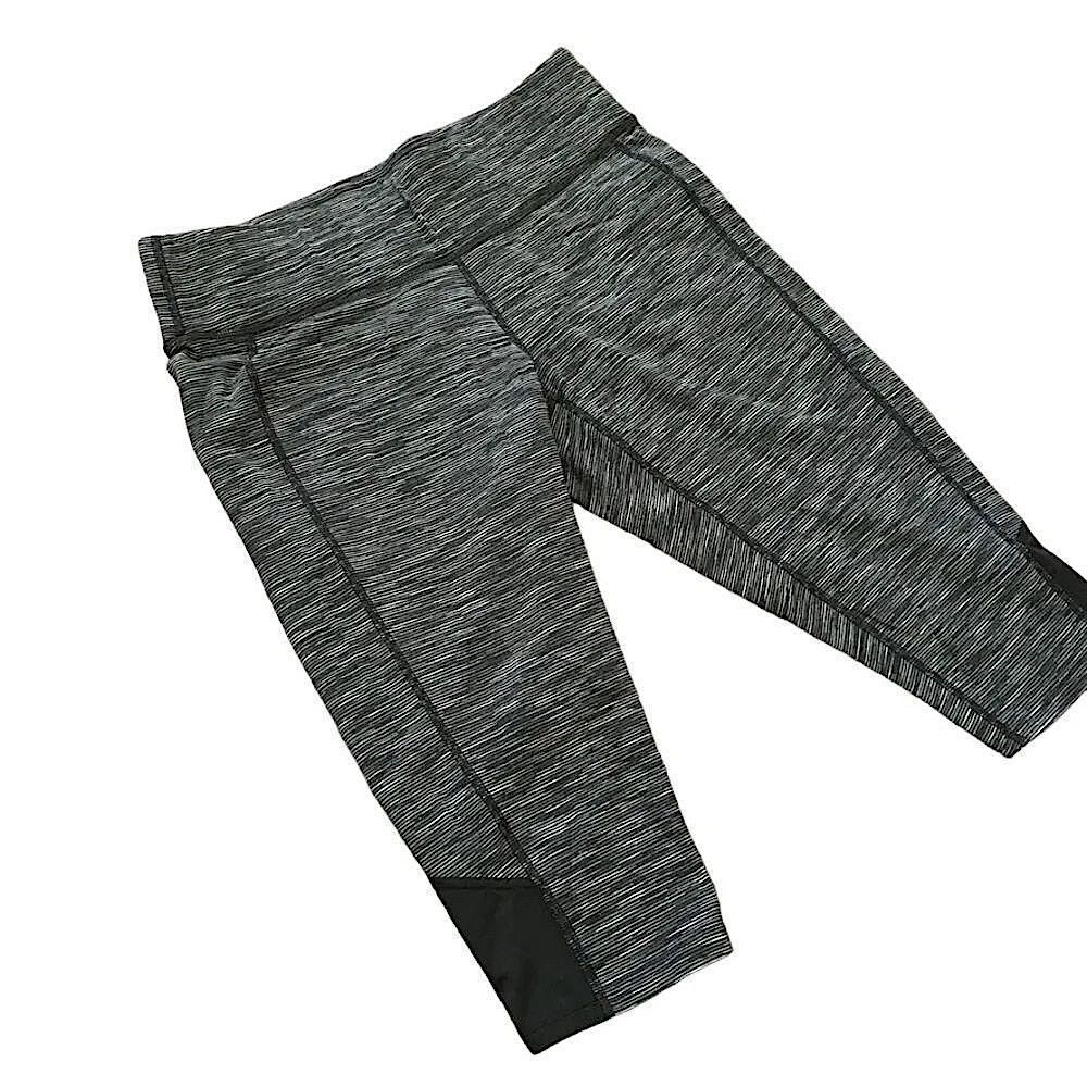 Lucy Black Space Dye Powermax Ultimate X Training Crop Leggings Size Small - Picture 6 of 12